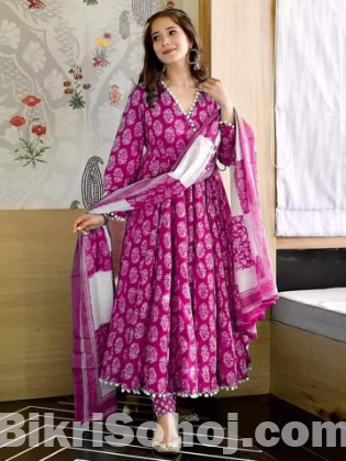 আনারকলি গাউন